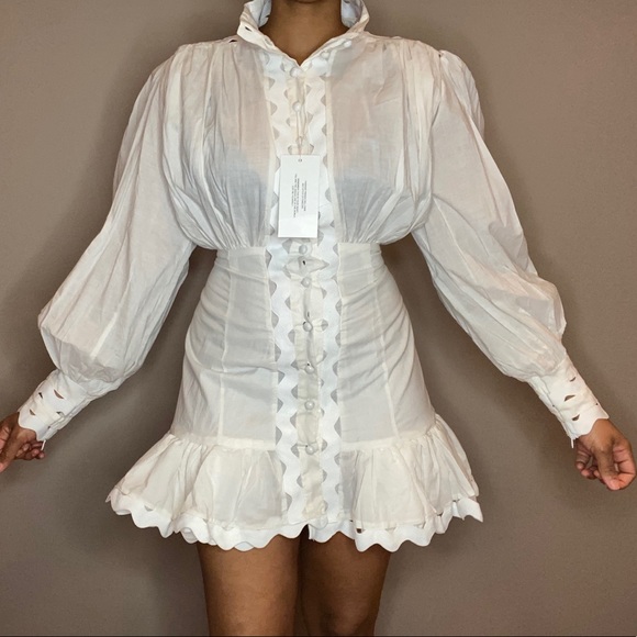 Dresses & Skirts - Egg Shell Colored Long Sleeve Dress